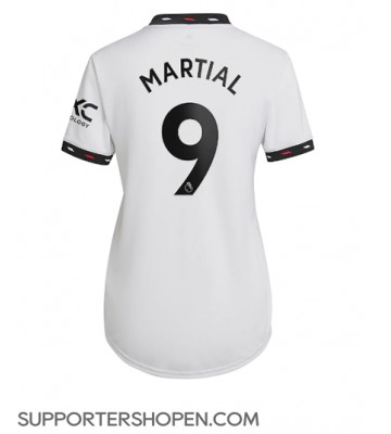 Manchester United Anthony Martial #9 Borta Matchtröja Dam 2022-23 Kortärmad